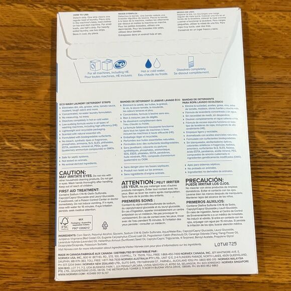 Norwex Eco-Wash Laundry Detergent NWT - Picture 16 of 16